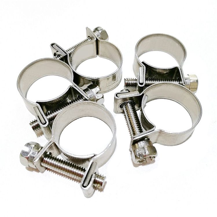 50-pack stainless steel fuel line clamps — view 5