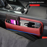 Leather car seat gap filler burgundy — view 5