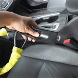 Universal anti-theft steering wheel lock yellow — view 3