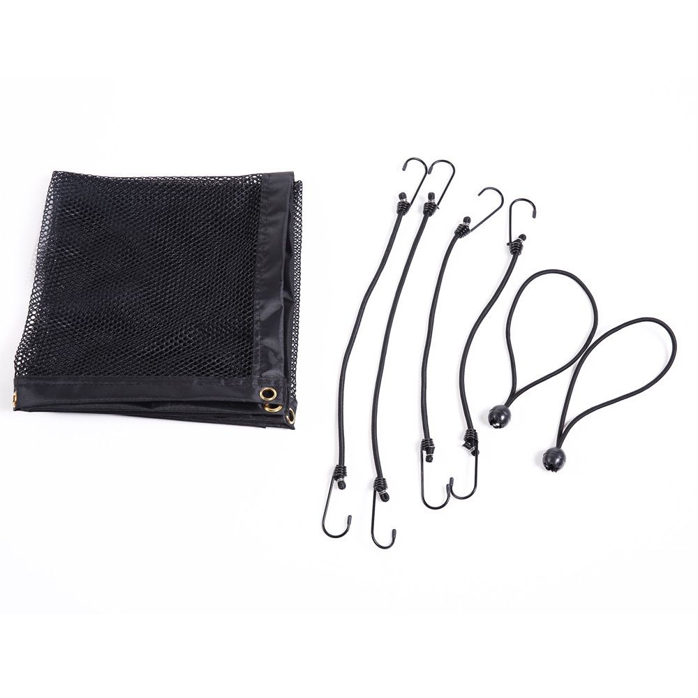Adjustable car dog barrier net black — view 2