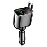 Retractable USB-C car charger adapter — view 2