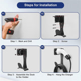 EV charger holder and cable organiser — view 4