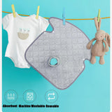 2-piece car seat protection cover grey — view 5