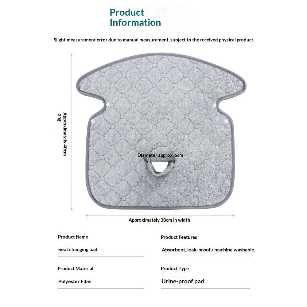 2-piece car seat protection cover grey — view 6