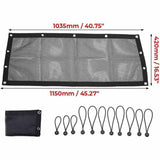 UTV rear window mesh net — view 4