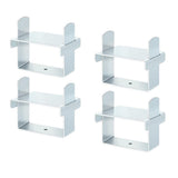4-pack stainless steel leaf spring clamp kit — view 7