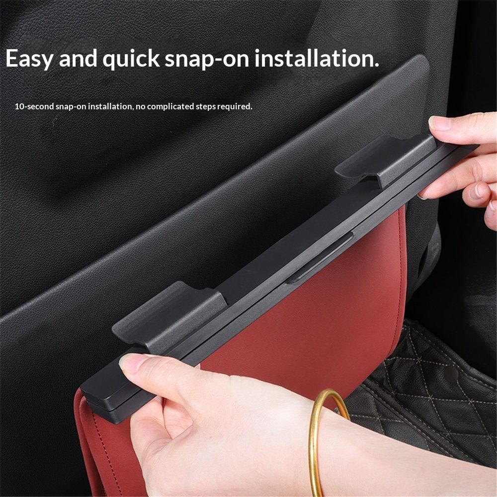 LED car rubbish bin hanging bag red — view 5