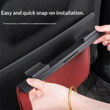 LED car rubbish bin hanging bag red — view 5