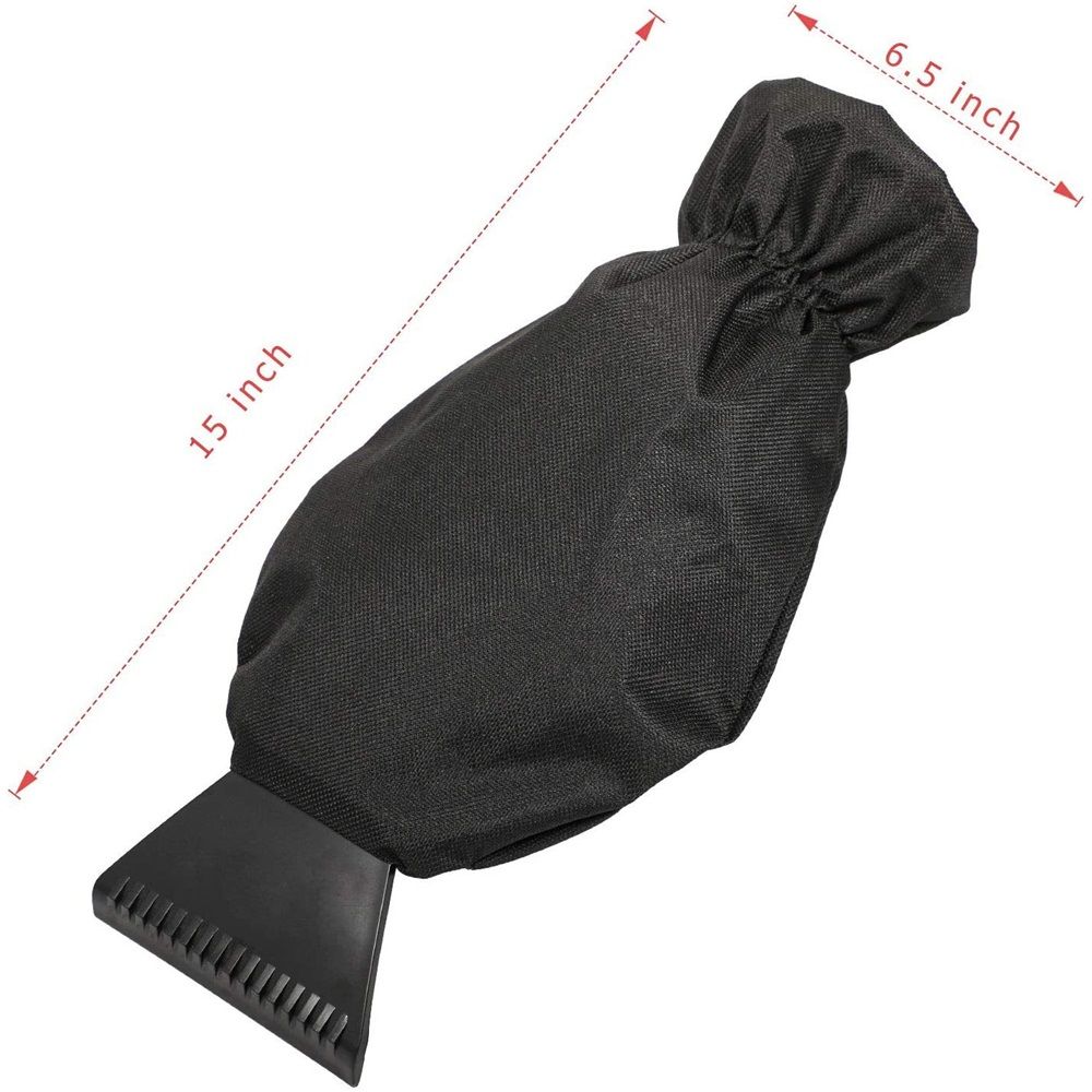 2-pack car ice scraper with glove red — view 5