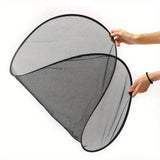 Car rear window sunshade with suction cup — view 3