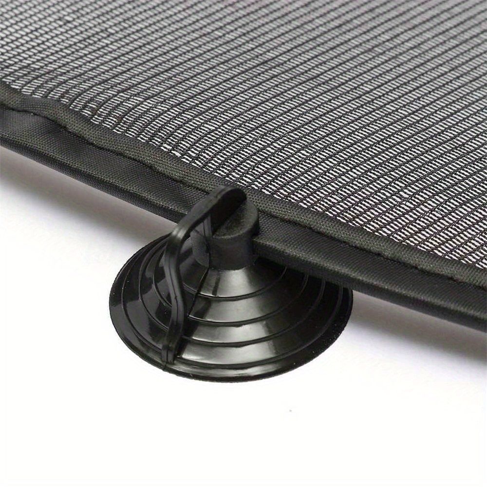 Car rear window sunshade with suction cup — view 6
