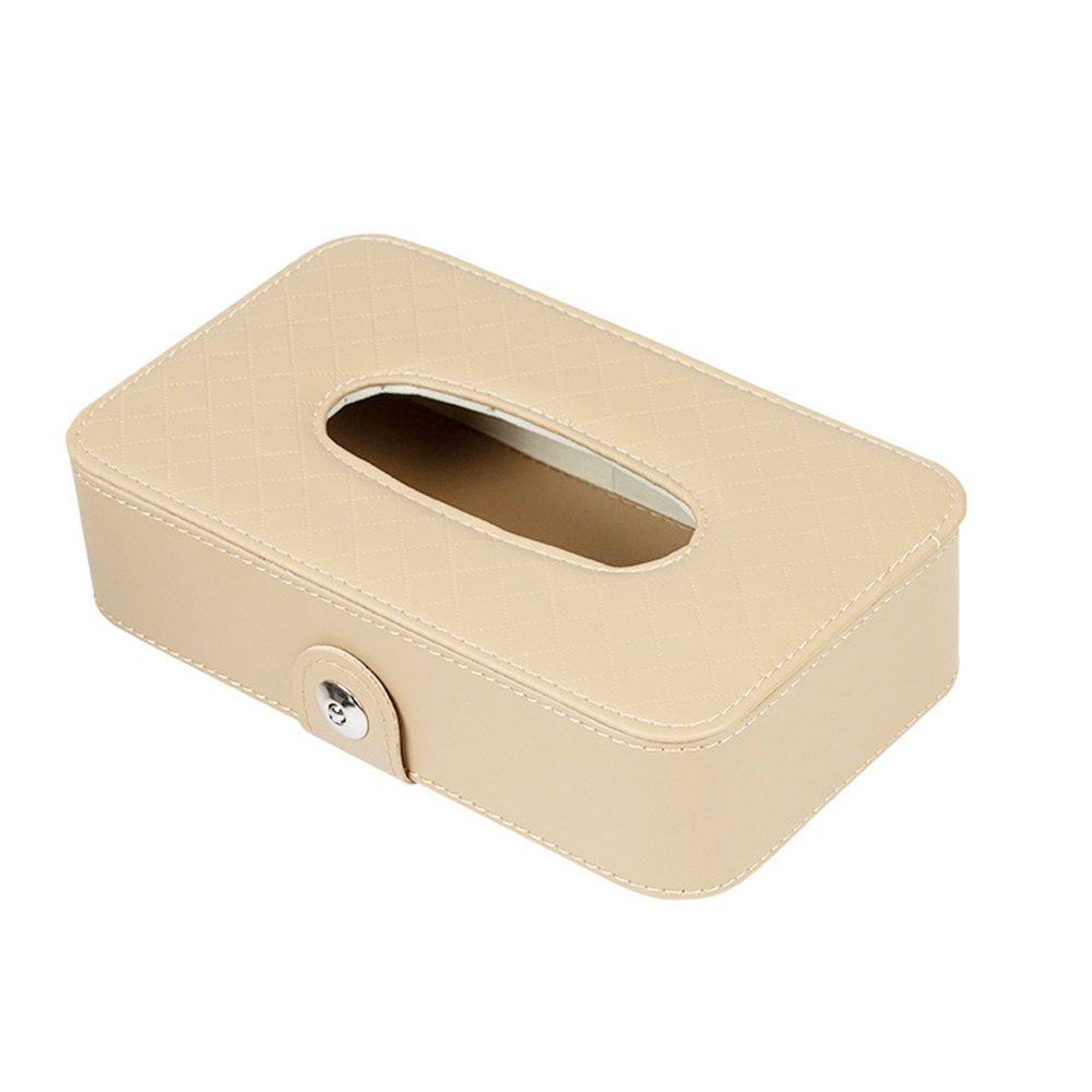 PU leather car sun visor tissue holder — view 4