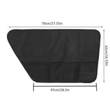 2-pack dog car door protector 600D black — view 5