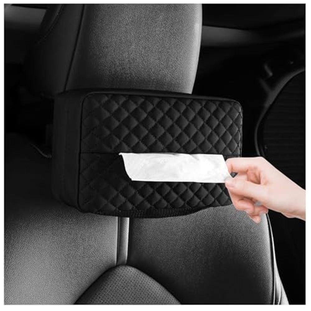 Car tissue box holder black — view 3