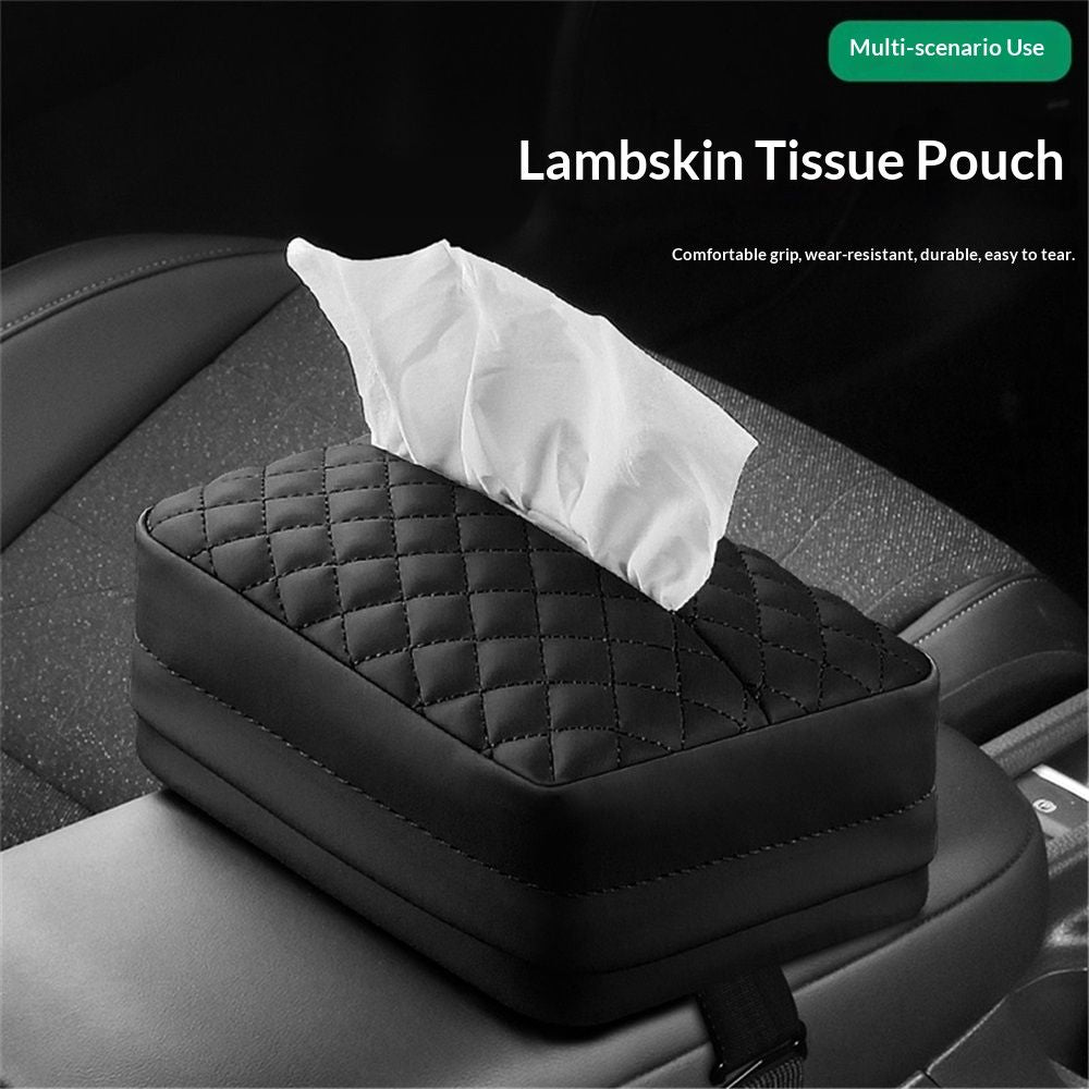 Car tissue box holder black — view 4