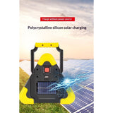 Red LED triangle warning safety light — view 5