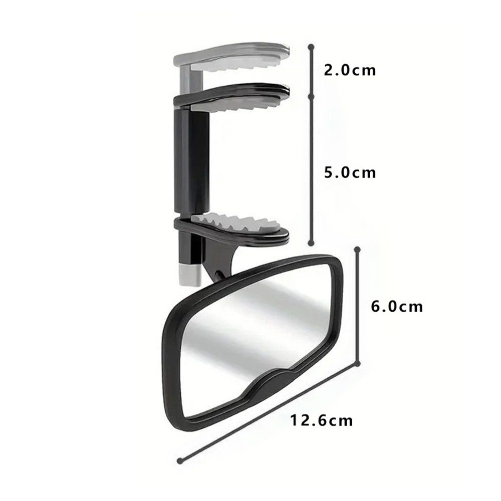 Forward-facing clip-on baby car mirror — view 2