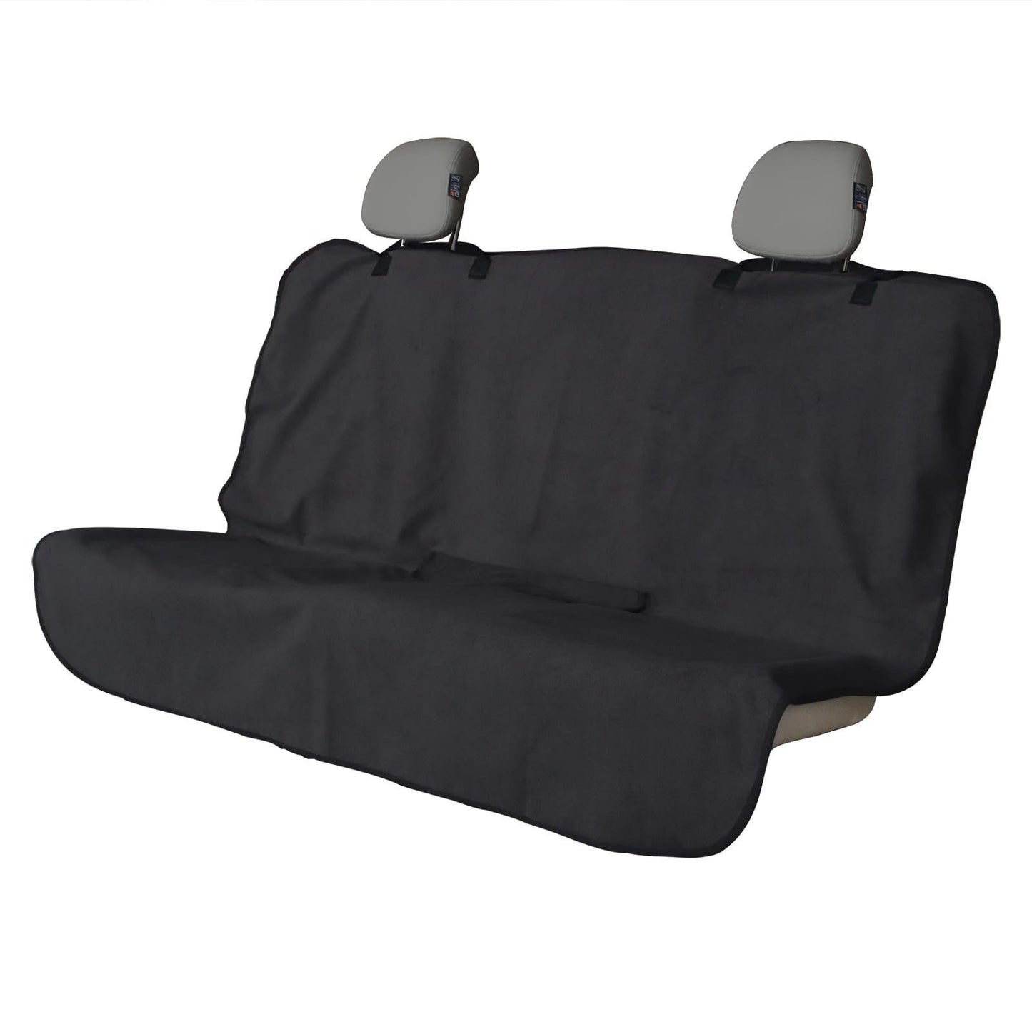 Waterproof rear bench seat cover black — view 2