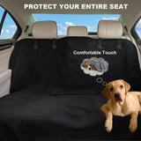 Waterproof rear bench seat cover black — view 3
