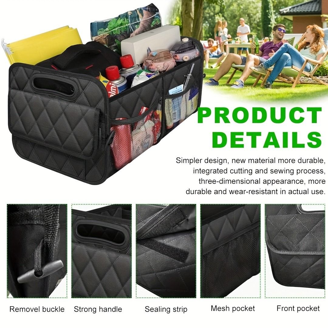 Large waterproof car boot organiser for SUV — view 4