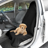 Waterproof car seat cover towel black — view 2