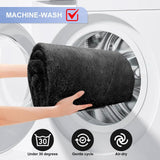 Waterproof car seat cover towel black — view 3