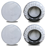 4-pack tyre covers 24-26 inch silver — view 2