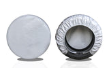 4-pack tyre covers 24-26 inch silver — view 3