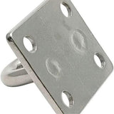 2-pack M5 stainless steel eye plate ring — view 3