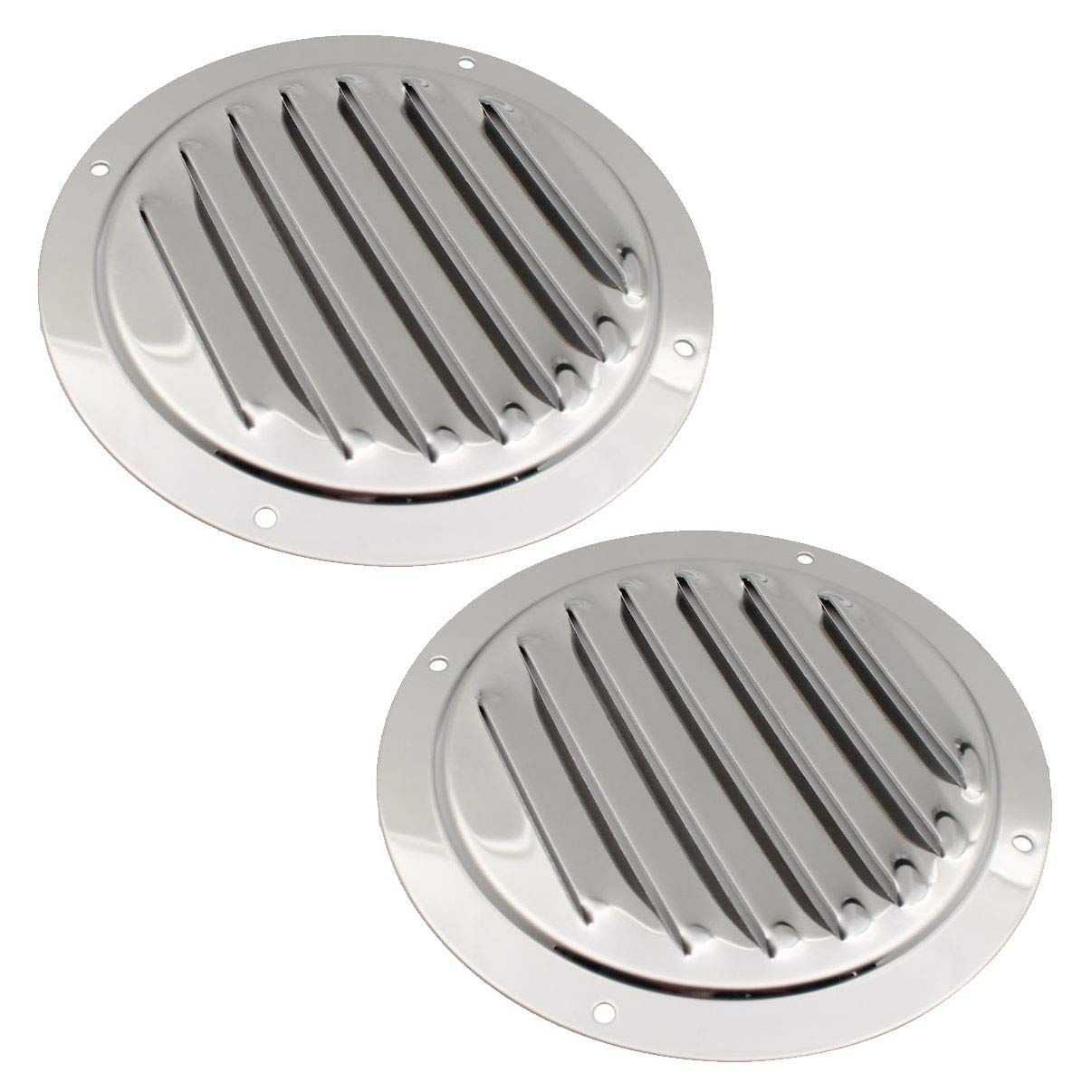 2-pack 5 inch stainless steel boat air vent — view 2