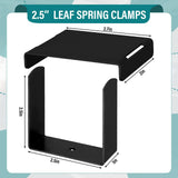 4-pack stainless steel leaf spring clamp kit — view 6