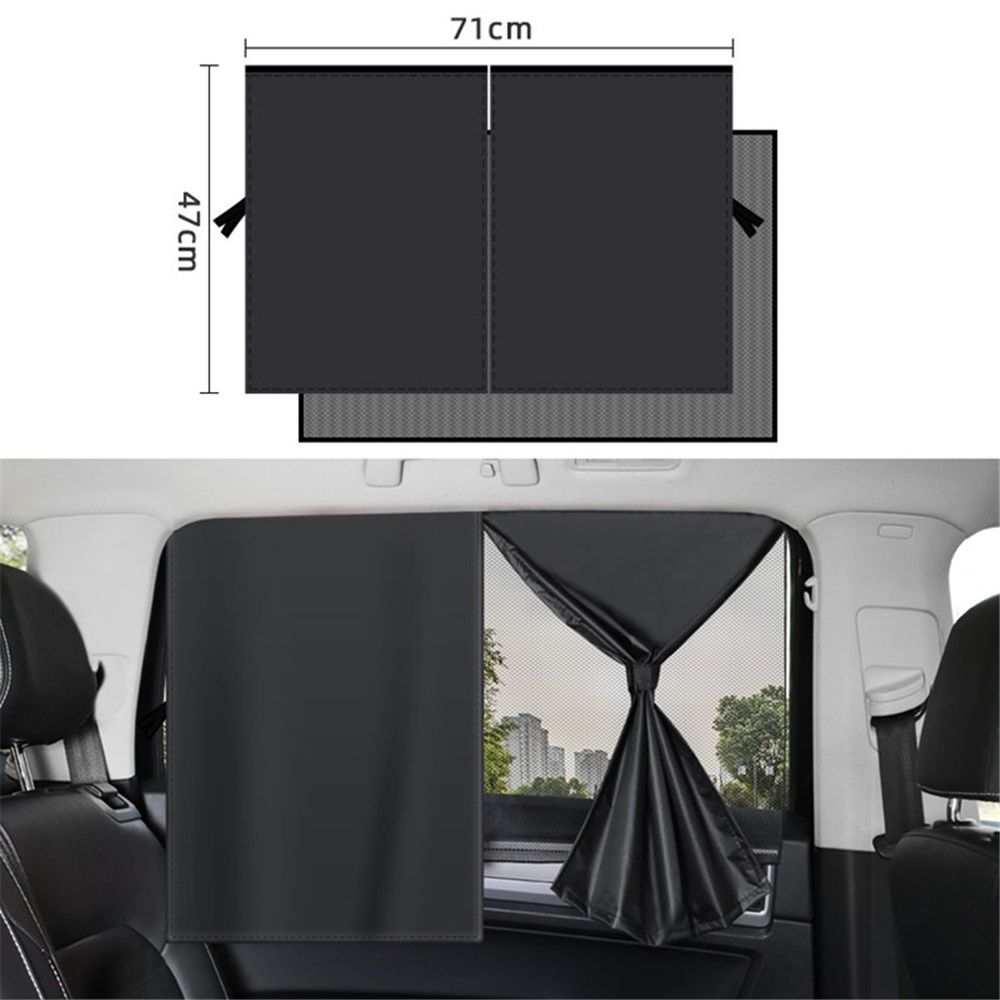2-pack magnetic car window sun shade — view 6