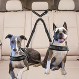 2-pack pet car headrest seatbelt dog leash — view 3