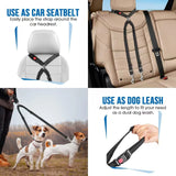 2-pack pet car headrest seatbelt dog leash — view 4