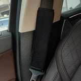 2-pack car seat belt shoulder pad black — view 5