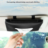 Car sun visor tissue holder black — view 4
