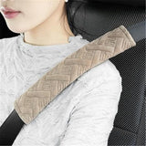 4-pack seat belt shoulder pad cushions khaki — view 3