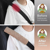 4-pack seat belt shoulder pad cushions khaki — view 6