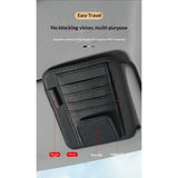 Car sun visor organiser with clip black — view 4