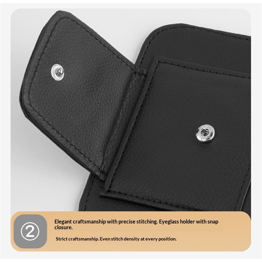 Car sun visor organiser with clip black — view 5