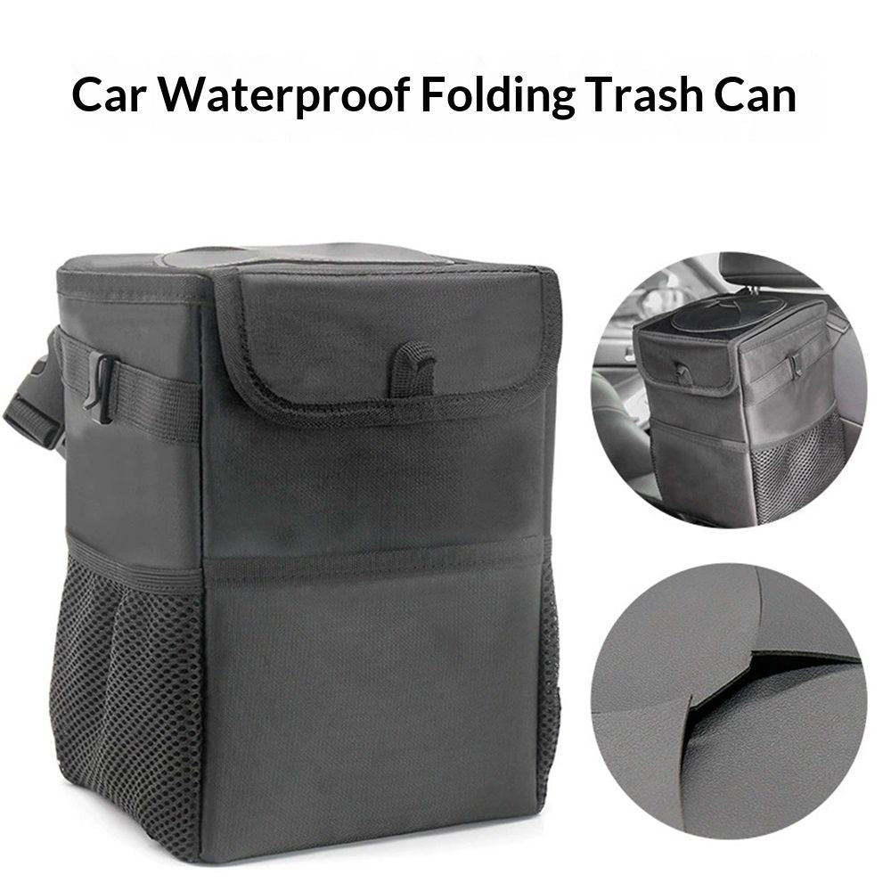 Car rubbish bin with lid for SUV — view 3