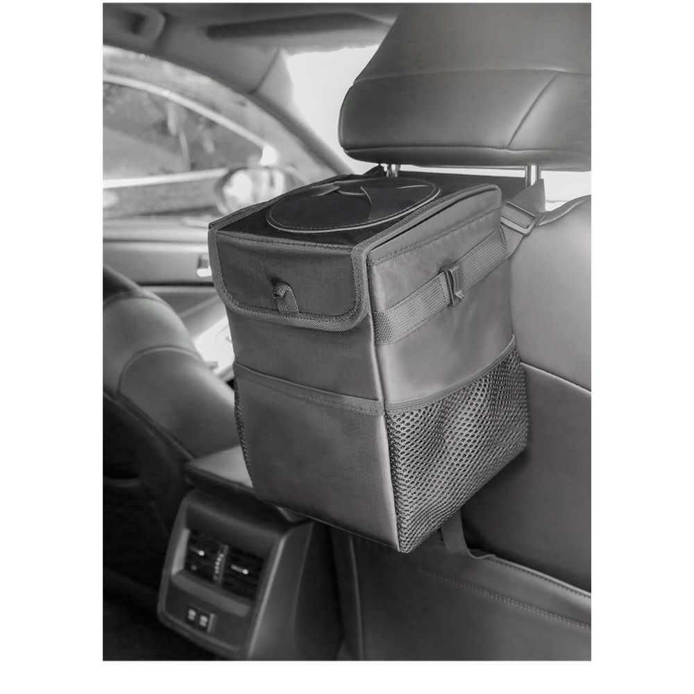 Car rubbish bin with lid for SUV — view 4