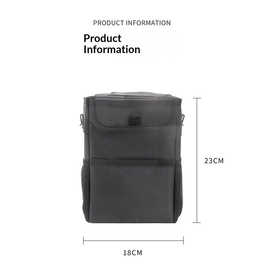 Car rubbish bin with lid for SUV — view 6