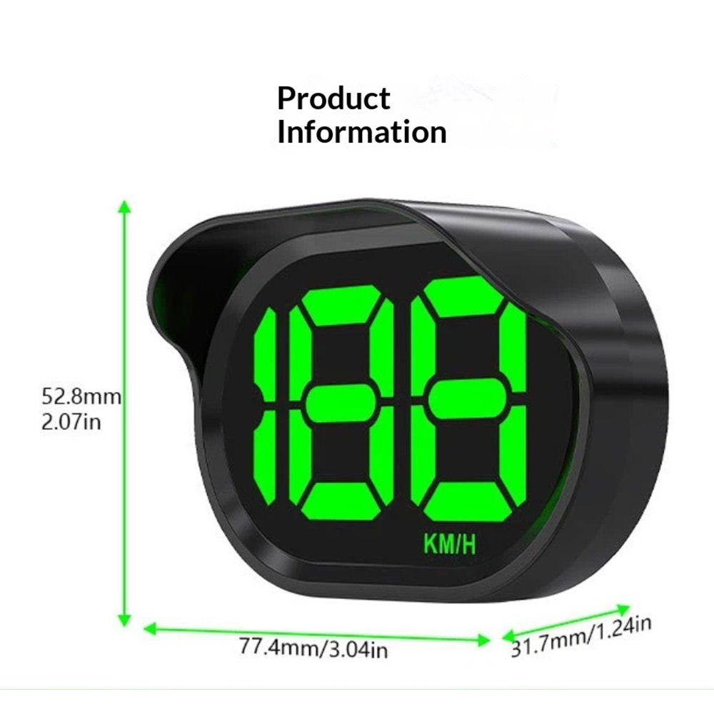GPS digital speedometer USB plug and play — view 5