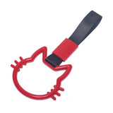 Car handle hand strap drift charm red — view 3