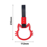 Car handle hand strap drift charm red — view 5