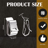 100-pack stainless steel cable clips — view 3