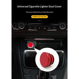 4-pack aluminium cigarette lighter plug red — view 5