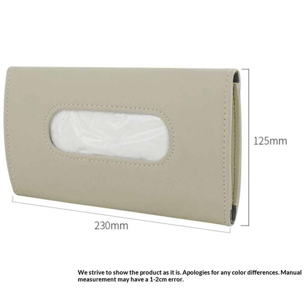 2-pack car sun visor tissue holder black — view 6