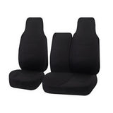 Toyota HiAce Van Black Seat Covers — view 2